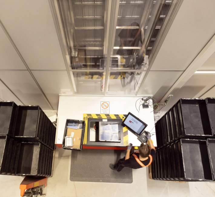 Autostore in warehouse Vestby